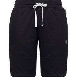 Szorty sportowe Emporio Armani Underwear 111004 9P571 00020. Czarne spodenki sportowe męskie Emporio Armani Underwear, m, bez wzorów, z bawełny, sportowe. W wyprzedaży za 189,00 zł.