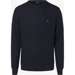 Fynch-Hatton - Sweter męski, niebieski. Niebieskie swetry męskie Fynch-Hatton, xl, z haftami, z dzianiny, bez kołnierzyka, bez kaptura. Za 399,95 zł.