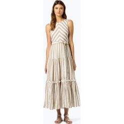 Pepe Jeans - Sukienka damska – Blanca, biały. Białe sukienki damskie Pepe Jeans, s, bez wzorów, z jeansu, z falbankami, bez rękawów. Za 489,95 zł.