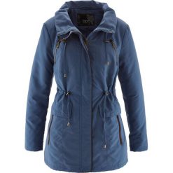 Kurtka parka bonprix niebieski dżins. Niebieskie kurtki damskie bonprix, z weluru. Za 109,99 zł.