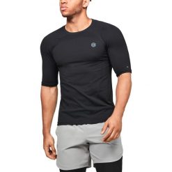Under Armour RUSH™ Seamless Koszulka Czarny. Czarne podkoszulki męskie Under Armour, xl, bez wzorów, z elastanu, z krótkim rękawem. Za 326,95 zł.