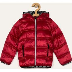 Blukids - Kurtka dziecięca 80-98 cm. Brązowe kurtki chłopięce Blukids, bez wzorów, z poliesteru, krótkie, z kapturem. Za 129,90 zł.