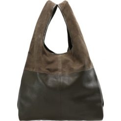 Topshop Torba na zakupy khaki. Brązowe torby damskie na zakupy marki Topshop. W wyprzedaży za 335,20 zł.