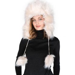 TWINSET Futrzana czapka Biały. Białe czapki damskie Twinset, bez wzorów, z poliesteru. Za 590,95 zł.