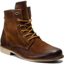 Buty zimowe męskie: Kozaki NOBRAND – Ferrio 7964.5 Cognac