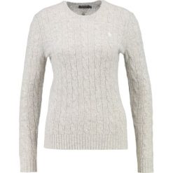 Polo Ralph Lauren JULIANNA Sweter light vintage heather. Szare swetry klasyczne damskie marki Polo Ralph Lauren, xl, z wełny. Za 589,00 zł.
