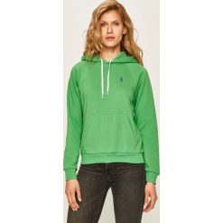 Polo Ralph Lauren - Bluza. Zielone bluzy damskie Polo Ralph Lauren, s, bez wzorów, z bawełny, bez rękawów, z kapturem. W wyprzedaży za 459,90 zł.
