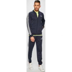 Adidas Performance - Komplet. Niebieskie bluzy męskie Adidas, xl, bez wzorów, z poliesteru, z kapturem, bez rękawów, bez kaptura. Za 279,90 zł.