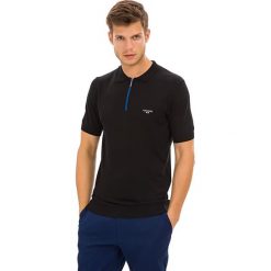 Koszulka polo w kolorze czarnym. Czarne koszulki męskie GALVANNI, xl, bez wzorów, polo, bez rękawów. W wyprzedaży za 249,95 zł.