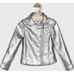 Blukids - Kurtka dziecięca 98-134 cm. Szare kurtki dziewczęce Blukids, bez wzorów, z poliesteru, krótkie, bez kaptura. Za 159,90 zł.