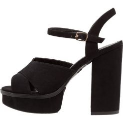 Sandały damskie: New Look Wide Fit WIDE FIT TAND Sandały na obcasie black