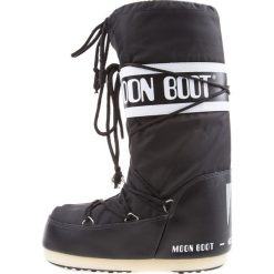 Moon Boot MB Nylon Śniegowce Czarny. Czarne śniegowce damskie Moon Boot, na zimę, z nylonu, bez zapięcia. Za 369,95 zł.