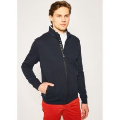 Bluza Bugatti 8750 55181. Niebieskie bluzy męskie Bugatti, m, bez wzorów, z bawełny, bez kołnierzyka, bez rękawów, bez kaptura. W wyprzedaży za 379,00 zł.
