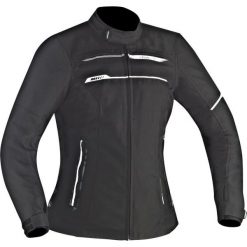 Kurtka tekstylia IXON ZETEC LADY HP kolor biały/czarny, rozmiar M. Czarne kurtki sportowe damskie IXON, m, bez wzorów, bez kaptura. W wyprzedaży za 489,00 zł.