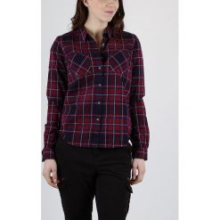 SuperDry Koszula Czerwony. Czerwone bluzki damskie Superdry, xs, w kratkę, z bawełny, bez kołnierzyka, z długim rękawem. Za 343,95 zł.