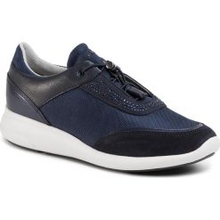 Sneakersy GEOX - D Ophira C D021CC 01454 C4002 Navy. Niebieskie półbuty damskie Geox, na co dzień, bez wzorów, z zamszu, bez obcasa, na płaskiej podeszwie, bez zapięcia. W wyprzedaży za 339,00 zł.