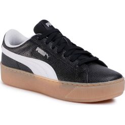Sneakersy PUMA - Vikky Platform Vt 366805 02 Puma Black/Puma White. Czarne sneakersy damskie Puma, ze skóry ekologicznej. Za 299,99 zł.