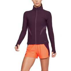 Topy sportowe damskie: Under Armour Koszulka damska TB Balance Camo Mesh FZ fioletowa r. M (1305500-564)