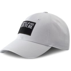 Czapka z daszkiem VERSACE JEANS COUTURE - Gabardina Light Serra E8GUAK01 Bianco Ottico 65021 003. Białe czapki damskie Versace Jeans Couture, bez wzorów, z jeansu. Za 229,00 zł.
