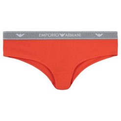 Figi brazylijskie Emporio Armani Underwear 163225 9A317 12962. Pomarańczowe figi damskie Emporio Armani Underwear, m, bez wzorów, z elastanu. W wyprzedaży za 99,00 zł.