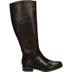 Kozaki - 274002FY C TA. Czarne buty zimowe damskie Venezia, ze skóry. Za 389,00 zł.