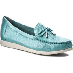 Mokasyny damskie: Mokasyny CAPRICE – 9-24254-28 Aqua Met. Deer 815