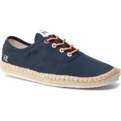 Espadryle PEPE JEANS - Tourist Er Twill PMS10258 Navy 595. Niebieskie espadryle męskie Pepe Jeans, bez wzorów, z jeansu. W wyprzedaży za 199,00 zł.