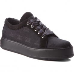 Sneakersy MAXMARA - MM90 45267387600 Nero 004. Czarne sneakersy damskie MaxMara, z materiału. W wyprzedaży za 1309,00 zł.