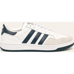 Adidas Originals - Buty skórzane Team Court. Białe sneakersy męskie adidas Originals, na sznurówki. Za 329,90 zł.