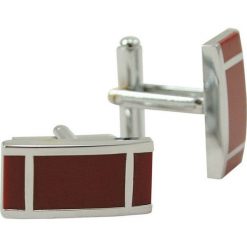 Męskie Spinki do Mankietów - Alties - Czerwone Wypełnienie SPMALT0132. Czerwone spinki do mankietów męskie Alties. Za 33,00 zł.