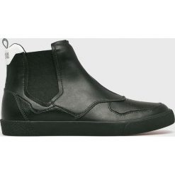 Trussardi Jeans - Buty. Czarne buty sportowe męskie Trussardi Jeans, z jeansu, bez zapięcia. W wyprzedaży za 359,90 zł.