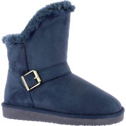 Kozaki zimowe "Coral" w kolorze niebieskim. Buty zimowe damskie Island Boot, z materiału. W wyprzedaży za 164,95 zł.