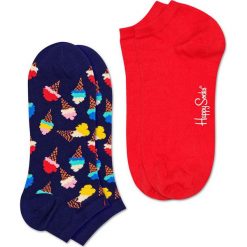 Happy Socks - Stopki Ice Cream (2-pak). Niebieskie skarpetki damskie marki Happy Socks. Za 39,90 zł.