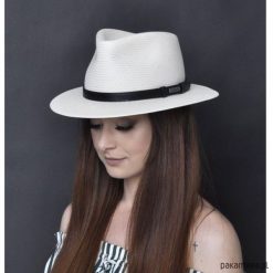 Kapelusz damski fedora ROBERTA. Kapelusze damskie Pakamera, na lato, ze skóry. Za 220,00 zł.