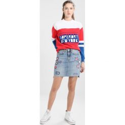 Minispódniczki: Superdry SKIRT Spódnica jeansowa pacific blue