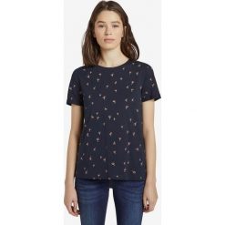 Tom Tailor Koszulka Niebieski. Niebieskie podkoszulki męskie Tom Tailor, xxl, z nadrukiem, z bawełny, bez kołnierzyka. Za 75,95 zł.