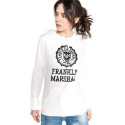 Franklin & Marshall Bluza Biały. Białe swetry damskie Franklin Marshall, m, bez wzorów, z bawełny, bez rękawów, bez kaptura. Za 335,95 zł.