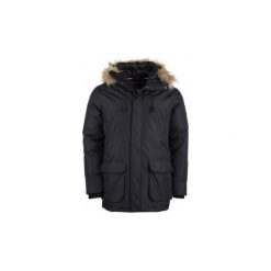 Kurtki ocieplane Simon And Son Parka. Czarne kurtki męskie Simon And Son, m, bez wzorów, bez kaptura. Za 349,82 zł.