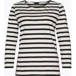 T-shirty damskie: Marie Lund – Damska koszulka z długim rękawem – Coordinates, beżowy