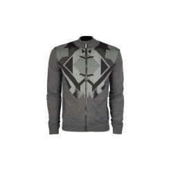 Swetry rozpinane / Kardigany Versace Jeans B5GQA803 / Print Geometric. Szare swetry męskie Versace Jeans, m, bez wzorów, z jeansu. Za 679,00 zł.