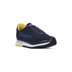Buty Blauer NVY DENVER. Niebieskie trampki męskie marki Blauer, bez wzorów, bez zapięcia. Za 494,99 zł.