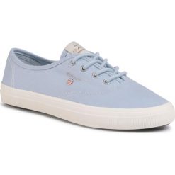 Tenisówki GANT - Preptown 20538444 Hampton Blue G662. Niebieskie półbuty damskie GANT, bez wzorów, z gumy, bez zapięcia. Za 249,00 zł.