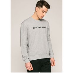 G-Star Raw - Bluza. Szare bluzy męskie G-Star RAW, xl, z nadrukiem, z elastanu, retro, z okrągłym kołnierzem, bez rękawów, bez kaptura. W wyprzedaży za 199,90 zł.