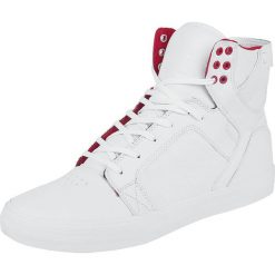 Buty sportowe męskie: Supra Skytop – Snow White Buty sportowe biały/czerwony
