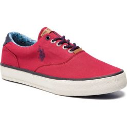 Tenisówki U.S. POLO ASSN. - Theodor GALAN4019S9/C1 Red. Czerwone półbuty męskie U.S. Polo Assn., bez wzorów, z gumy, klasyczne, bez zapięcia. W wyprzedaży za 209,00 zł.