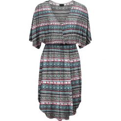Sukienki hiszpanki: Sukienka shirtowa bonprix czarny – etno