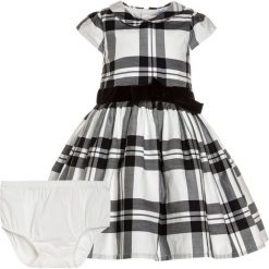 Sukienki dziewczęce: Carter’s DRESS PLAID BABY SET Sukienka koktajlowa ivy ivory