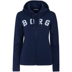 Björn Borg bluza damska Hoodie Borg 42 ciemny niebieski. Niebieskie bluzy damskie Björn Borg, bez wzorów, bez rękawów, bez kaptura. W wyprzedaży za 211,00 zł.