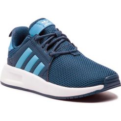 Buty adidas - X_Plr C CG6831 Legmar/Shocya/Ftwwht. Niebieskie półbuty dziewczęce Adidas, na sznurówki. Za 229,00 zł.