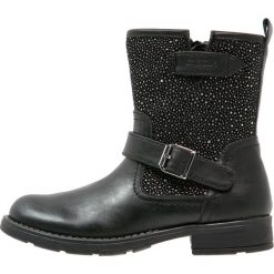Buty zimowe damskie: Geox SOFIA Botki black/silver